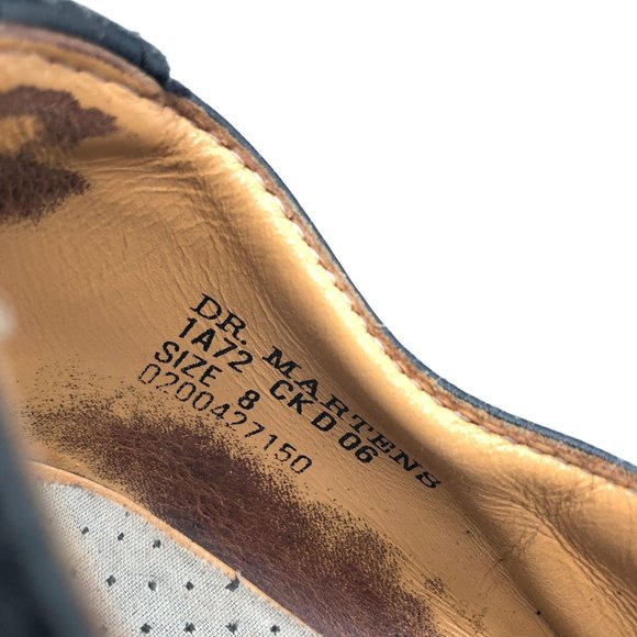 Dr. Martens Mens Brogue Wingtip Oxford Shoes Vintage Made in England Black 8 main image 2